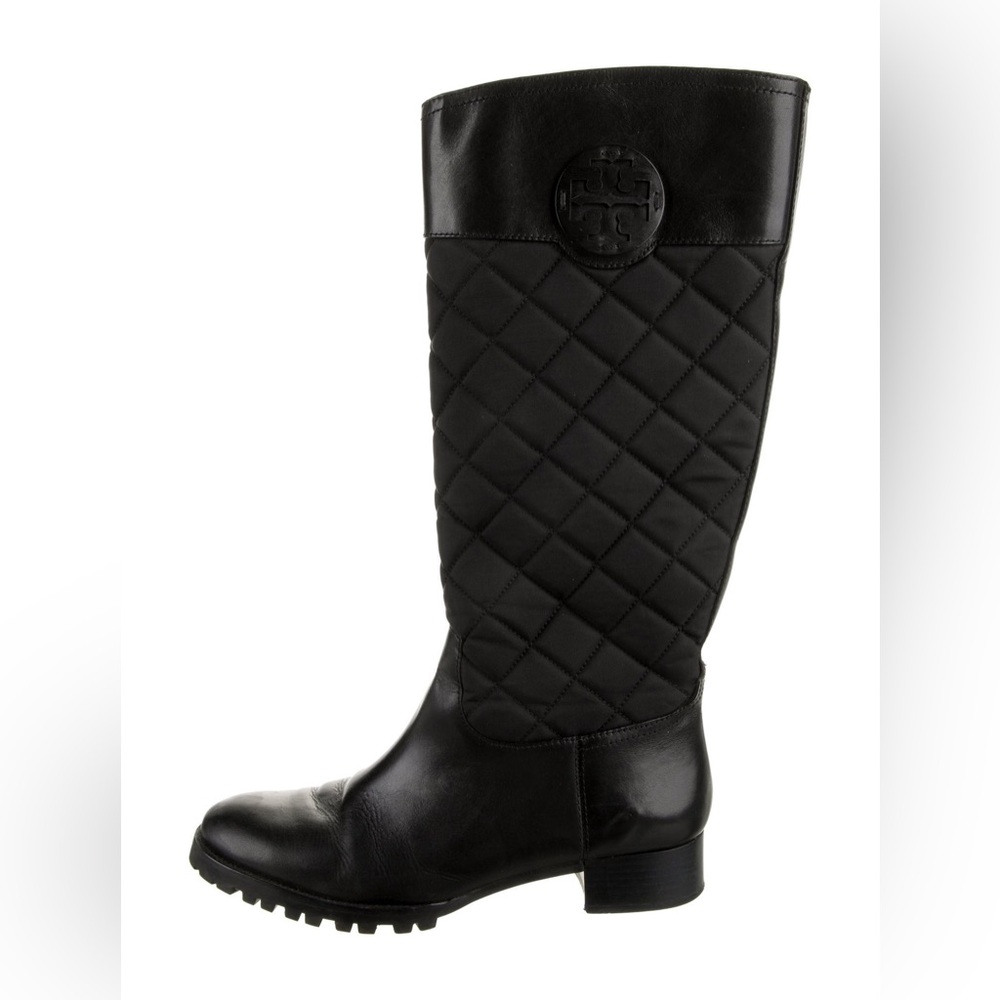 Tory Burch Rowan Quilted Riding Boot